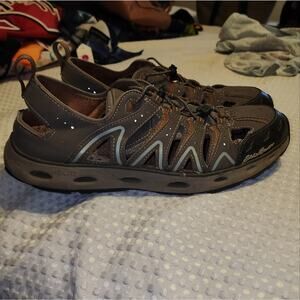 EDDIE BAUER EUC MENS SZ 11.5 AMPHIB SANDALS SHOES WATER